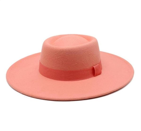 2021 black cap female british wool hat fashion party flat hats pin fedoras woman for a streetstyle shooting23087567932408, Blue;gray