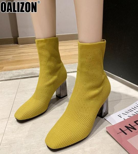 boots stylish women autumn winter knitted slip on bottine mid chunky heels lady female booties short stretchy socks shoes r6254877465, Black
boots stylish women autumn winter knitted slip on bottine mid chunky heels lady female booties short stretchy socks shoes r6254877465, Black