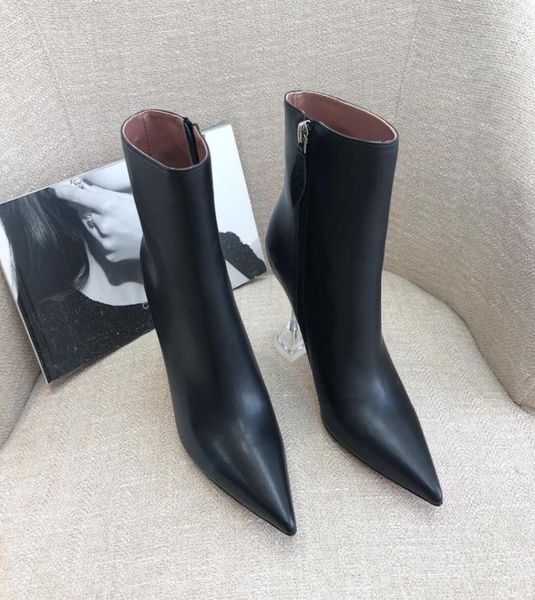 amina muaddi giorgia highheeled ankle boots clear cubic heel pointed toes side zip pullon leather outsole booties for women luxu7267420, Black
amina muaddi giorgia highheeled ankle boots clear cubic heel pointed toes side zip pullon leather outsole booties for women luxu7267420, Black