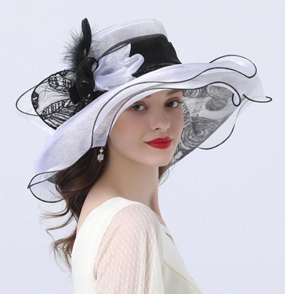 2021 new women wide brim feather flower summer sun organza kentucky derby fascinator elegant cocktail party church wedding hat ip41346438, Blue;gray
2021 new women wide brim feather flower summer sun organza kentucky derby fascinator elegant cocktail party church wedding hat ip41346438, Blue;gray