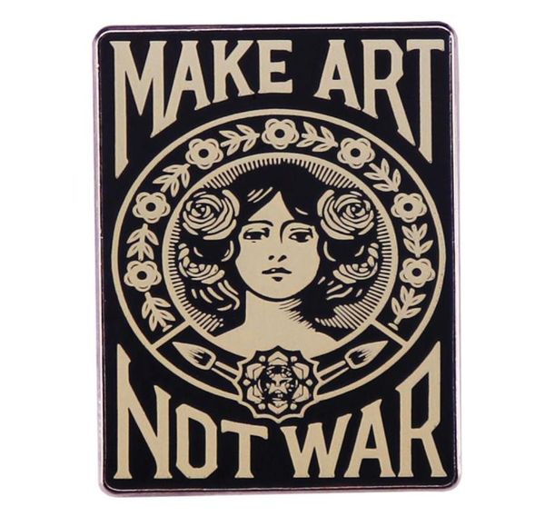 other fashion accessories make art not war enamel pin shepard x fairey print brooch badge pins for backpacks charm jewelry gift8001552, Silver
other fashion accessories make art not war enamel pin shepard x fairey print brooch badge pins for backpacks charm jewelry gift8001552, Silver