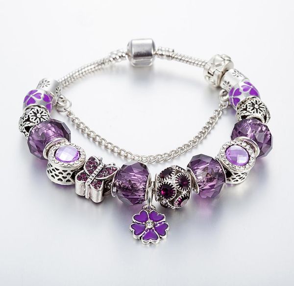 new elegant four-leaf clover pendant beaded bracelet for jewelry diy charm beaded pendant ladies bracelet gift with original box6273407, Black
new elegant four-leaf clover pendant beaded bracelet for jewelry diy charm beaded pendant ladies bracelet gift with original box6273407, Black