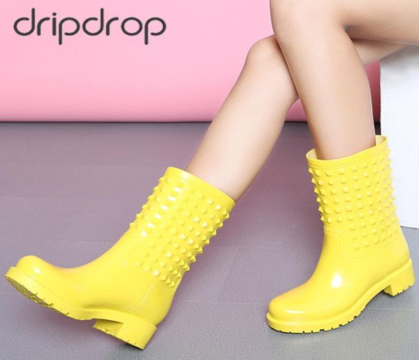 dripdrop rain boots fashion women rivets colorful rain boots nonslip girls waterproof rain shoes lj2010304167832, Black
dripdrop rain boots fashion women rivets colorful rain boots nonslip girls waterproof rain shoes lj2010304167832, Black