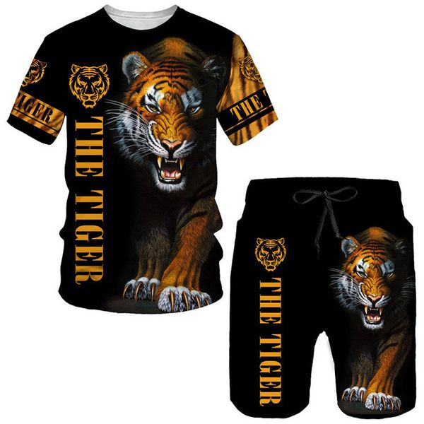 men's tracksuits cool the tiger 3d print t-shirt/shorts/suit summer casual o neck short sleeved tees men/women sportswear two piece set, Gray
men's tracksuits cool the tiger 3d print t-shirt/shorts/suit summer casual o neck short sleeved tees men/women sportswear two piece set, Gray