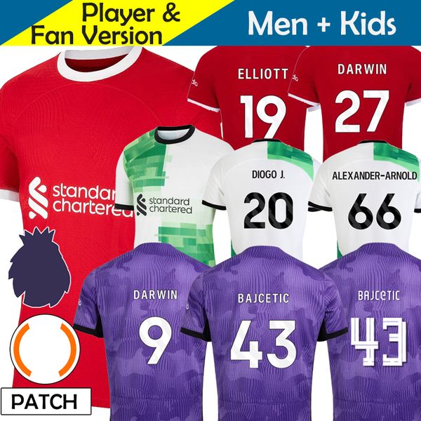 23 24 soccer jerseys kids kit home away third 3rd 2023 2024 mohamed diogo luis diaz alexander arnold football shirts mac allister henderson, Black;yellow
23 24 soccer jerseys kids kit home away third 3rd 2023 2024 mohamed diogo luis diaz alexander arnold football shirts mac allister henderson, Black;yellow