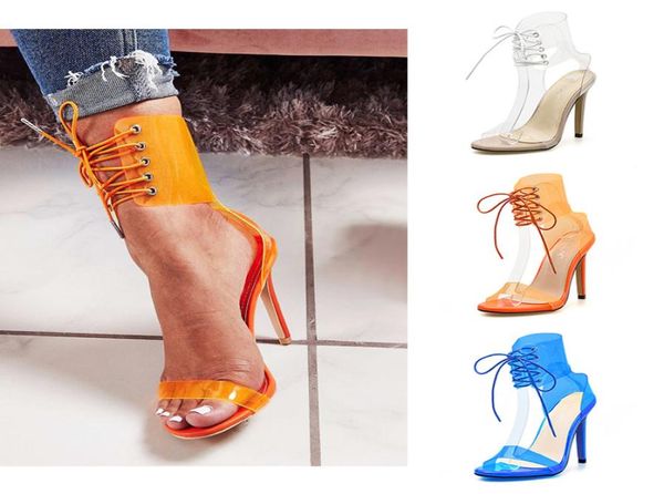 new arrival transparent laceup stiletto heel sandals open toe hollow 3 colors lady party dress shoes large size 35408785827, Black
new arrival transparent laceup stiletto heel sandals open toe hollow 3 colors lady party dress shoes large size 35408785827, Black