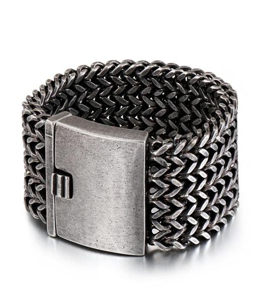 1230mm wide chain bracelet men vintage black stainless steel mens bracelets bangles massive biker jewelry for man dropship y1217948638
1230mm wide chain bracelet men vintage black stainless steel mens bracelets bangles massive biker jewelry for man dropship y1217948638