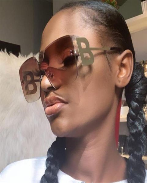 famous oversized gradient sunglasses women b letter rimless glasses shield 2021 new fashion sun glasses for men brown blue5458769, White;black
famous oversized gradient sunglasses women b letter rimless glasses shield 2021 new fashion sun glasses for men brown blue5458769, White;black