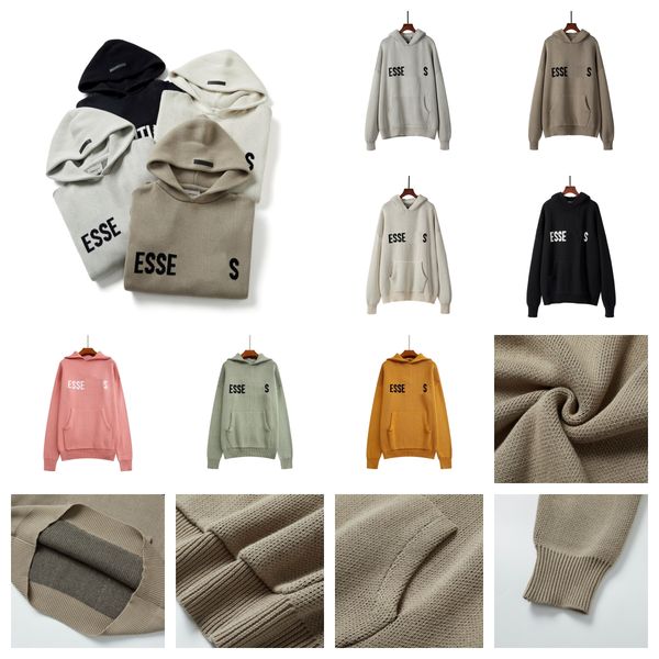 autumn/winter sweaters knit hoodies men women essentailhoodie pullover cotton hooded designer ess sweater essentialcclothing, Black
autumn/winter sweaters knit hoodies men women essentailhoodie pullover cotton hooded designer ess sweater essentialcclothing, Black