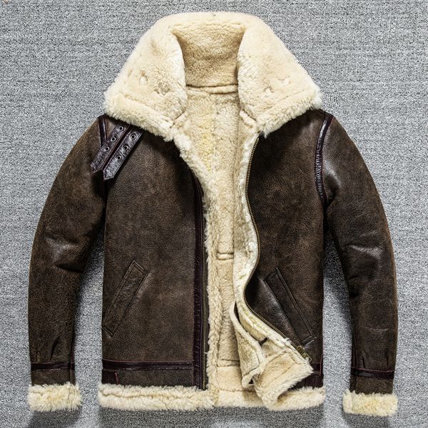 men's leather faux leather .100% natural genuine male fur jacket.men winter warm thick wool coat.quality b3 shearling cloth.plus size p, Black
men's leather faux leather .100% natural genuine male fur jacket.men winter warm thick wool coat.quality b3 shearling cloth.plus size p, Black