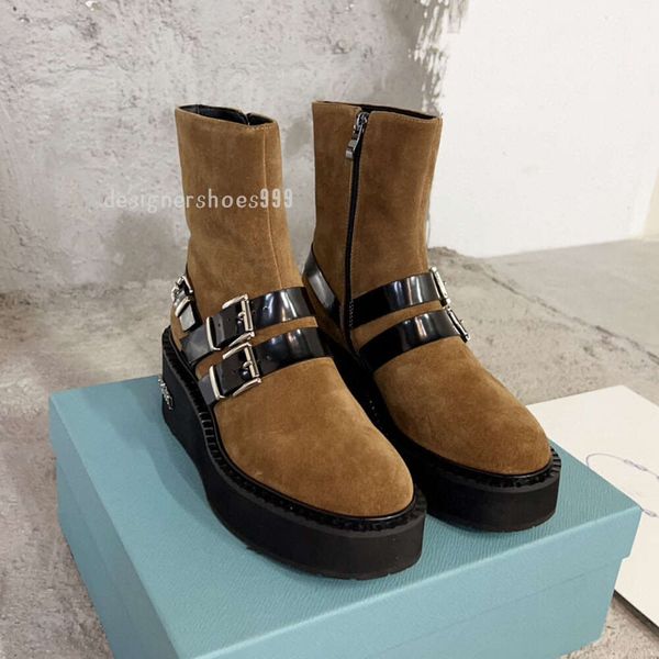 new slip-on ankle boots buckle decoration round toe pumps heels women' luxury designer fashion side zipper booties suede wedge shoes fa, Black
new slip-on ankle boots buckle decoration round toe pumps heels women' luxury designer fashion side zipper booties suede wedge shoes fa, Black