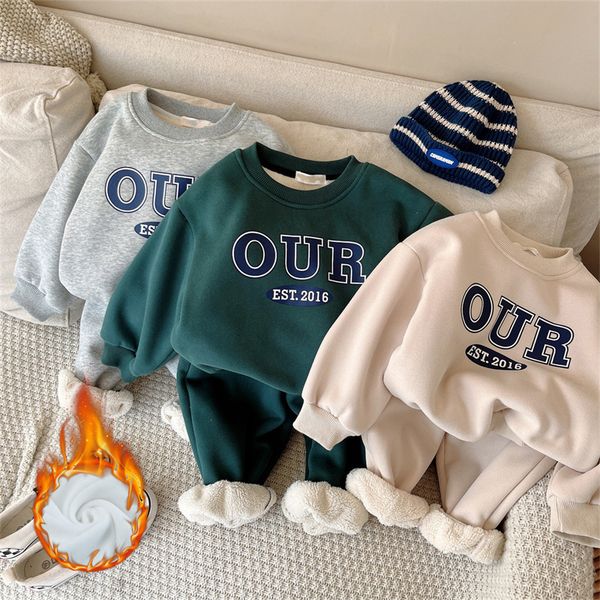 jerseys winter boys padded clothing sets autumn kids plus velvet warm sweatshirts pants 2pcs fashion print outfits children thicken suit 230
jerseys winter boys padded clothing sets autumn kids plus velvet warm sweatshirts pants 2pcs fashion print outfits children thicken suit 230