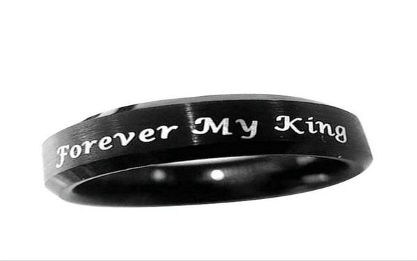 fashion stainless steel alway my queen forever my king letter jewelry accessories women men wedding couple rings3593077, Silver
fashion stainless steel alway my queen forever my king letter jewelry accessories women men wedding couple rings3593077, Silver
