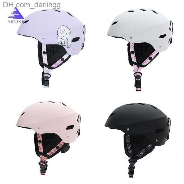 Image of Cycling Helmets New Adult Ski Helmet Women Skating Skateboard Skiing Helmet Anti-impact Unisex Ski Snowboard safety Helmet Q230907