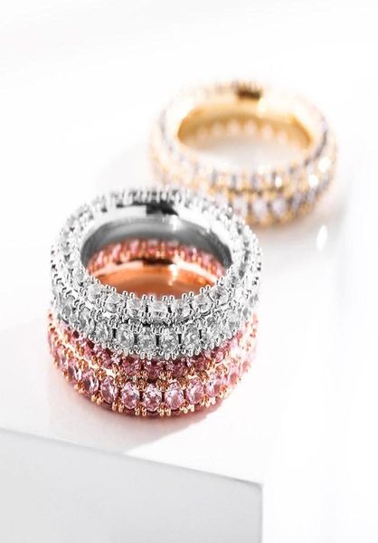 three rows of zircon rings for men and women hiphop rapper jewelry tennis chain ring size 7112531456, Silver
three rows of zircon rings for men and women hiphop rapper jewelry tennis chain ring size 7112531456, Silver
