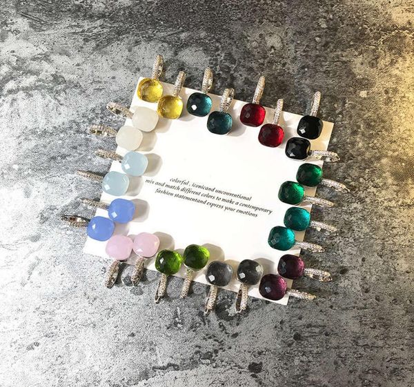 beautiful color stone copper microinlaid candy color stellite crystal woman earrings gift6917409, Silver
beautiful color stone copper microinlaid candy color stellite crystal woman earrings gift6917409, Silver