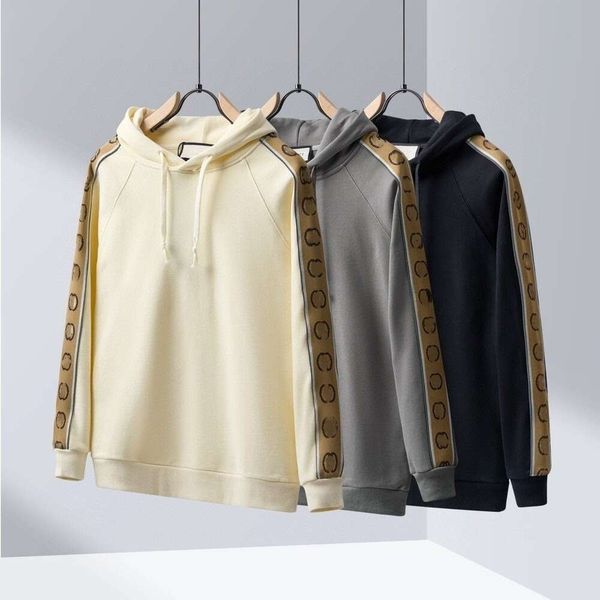 autumn mens hoodie splicing webbing letter sweatshirt designer hoodies men casual hooded sweater trendy brand long-sleeved loose pullover co, Black
autumn mens hoodie splicing webbing letter sweatshirt designer hoodies men casual hooded sweater trendy brand long-sleeved loose pullover co, Black