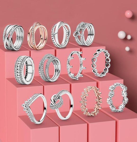 2021 fashion 925 sterling silver rings princess tiara crown sparkling love heart fit for women brand jewelry anniversary gift with original, Slivery;golden
2021 fashion 925 sterling silver rings princess tiara crown sparkling love heart fit for women brand jewelry anniversary gift with original, Slivery;golden