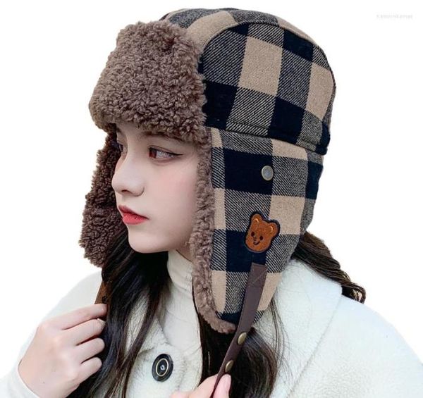 berets pilot winter hat outdoor ski russian for women39s ushanka warm trapper cap plaid bomber men cashmere design earflap7489938, Blue;gray
berets pilot winter hat outdoor ski russian for women39s ushanka warm trapper cap plaid bomber men cashmere design earflap7489938, Blue;gray