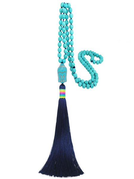 turquoise buddha head rosary thread tassel sweater chain long beaded necklace bohemian style stone custom necklace women creative 4403781, Silver
turquoise buddha head rosary thread tassel sweater chain long beaded necklace bohemian style stone custom necklace women creative 4403781, Silver