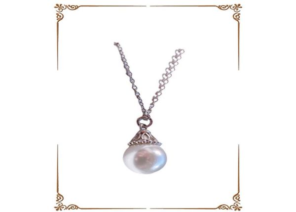 925 freshwater pearl necklace designer inlaid petal necklaces valentine039s day gift6769788, Silver
925 freshwater pearl necklace designer inlaid petal necklaces valentine039s day gift6769788, Silver