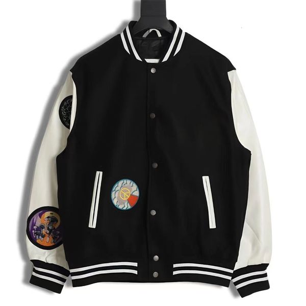 mens jackets mens fallwinter high street heavy industries embroidered baseball jacket 230906, Black;brown
mens jackets mens fallwinter high street heavy industries embroidered baseball jacket 230906, Black;brown