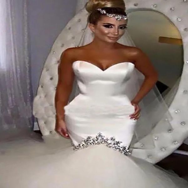 wedding dresses ivory bridal gowns mermaid formal trumpet sleeveless applique zipper lace up new custom plus size white sweetheart satin seq
wedding dresses ivory bridal gowns mermaid formal trumpet sleeveless applique zipper lace up new custom plus size white sweetheart satin seq