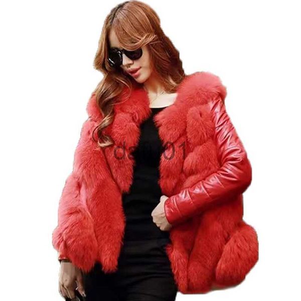 women's fur faux fur leather and fur integrated coat for women winter jacket mid length clothing sleeves can disassembled new 2023 x090, Black
women's fur faux fur leather and fur integrated coat for women winter jacket mid length clothing sleeves can disassembled new 2023 x090, Black