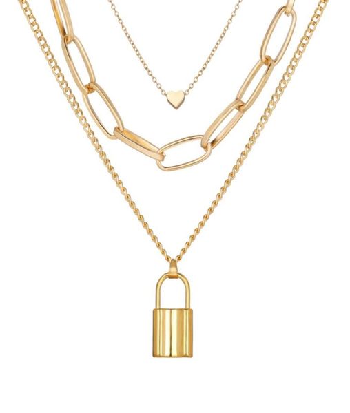 new highquality multilayer pendant necklaces creative retro simple peach heart lock pendant threelayer sweater chain whole4601637, Silver
new highquality multilayer pendant necklaces creative retro simple peach heart lock pendant threelayer sweater chain whole4601637, Silver