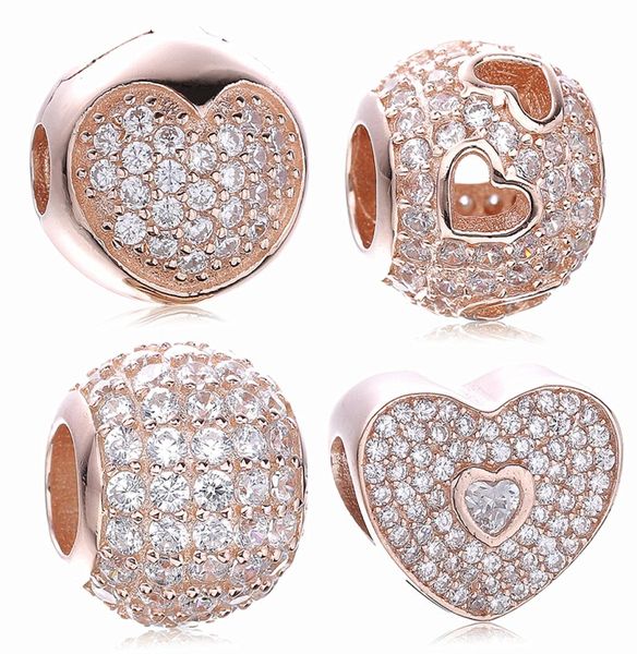 wholesale original 925 sterling silver bead charm with rose gold plated & clear cubic zircon fit bracelet 749839, Black
wholesale original 925 sterling silver bead charm with rose gold plated & clear cubic zircon fit bracelet 749839, Black