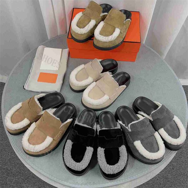 go mule slippers luxury designer slippers winter styles women boston clogs mules sandal fashion slide baotou thick sole half slippers leathe, Black
go mule slippers luxury designer slippers winter styles women boston clogs mules sandal fashion slide baotou thick sole half slippers leathe, Black