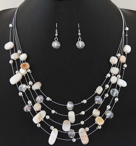 2019 fashion vintage jewelry sets joker bohemian crystal multilayer colorful beads stone statement necklace earrings set6898000, Silver
2019 fashion vintage jewelry sets joker bohemian crystal multilayer colorful beads stone statement necklace earrings set6898000, Silver