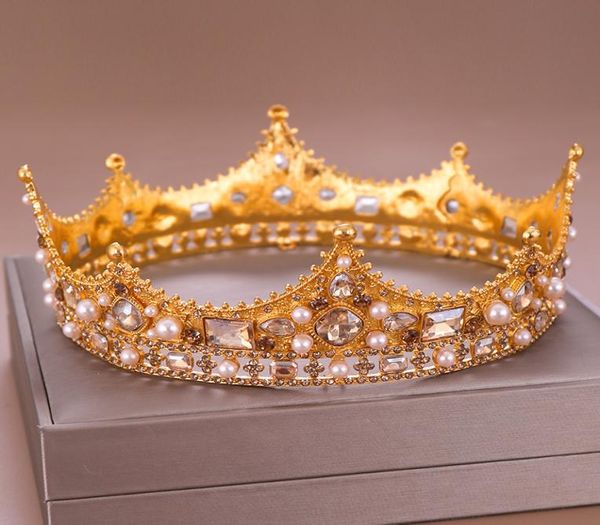 fashion gold silver round tiaras crowns pearls rhinestone diadems elegant queen king wedding hair accessories bridal jewelry2487344, White;golden
fashion gold silver round tiaras crowns pearls rhinestone diadems elegant queen king wedding hair accessories bridal jewelry2487344, White;golden