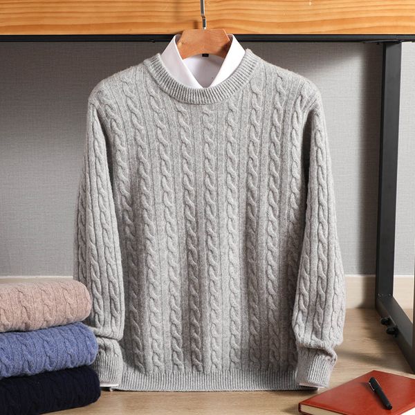 mens sweaters 100% wool round neck sweater men casual pullovers thicken warm slim fashion knitted 230906, White;black
mens sweaters 100% wool round neck sweater men casual pullovers thicken warm slim fashion knitted 230906, White;black
