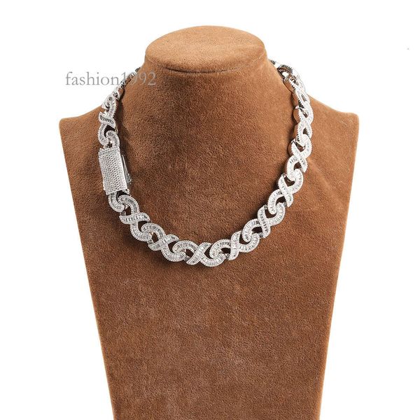 15Mm Hip Hop Iced Out Moissanite Miami Cuban Chain Sterling Sier Iced Infinity Cuban Link Necklace
15Mm Hip Hop Iced Out Moissanite Miami Cuban Chain Sterling Sier Iced Infinity Cuban Link Necklace