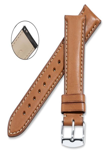 genuine leather calf leather watch strap watch band with silver pin buckle 18mm 20mm 22mm6120886, Black;brown
genuine leather calf leather watch strap watch band with silver pin buckle 18mm 20mm 22mm6120886, Black;brown