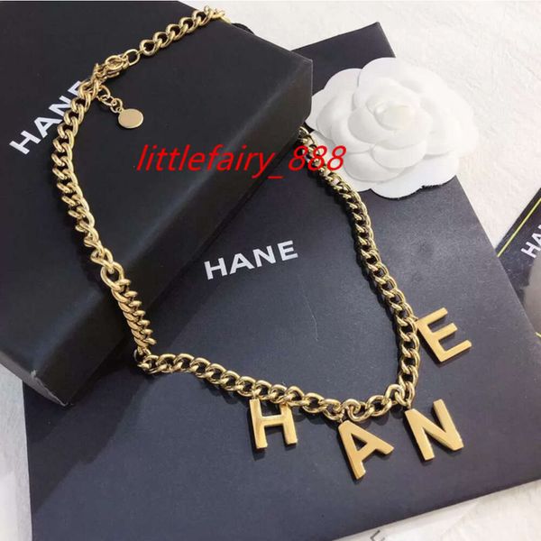 23ss fashionable 18k gold plated stainless steel necklaces choker letter pendant statement fashion womens necklace wedding jewelry, Silver
23ss fashionable 18k gold plated stainless steel necklaces choker letter pendant statement fashion womens necklace wedding jewelry, Silver