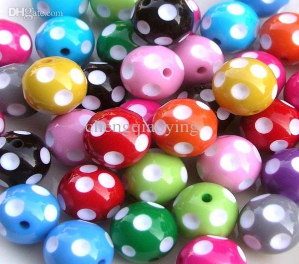100pcslot 20mm mix color round acrylic polka dot beads for chunky necklace kids jewelry finding making9913460, Black
100pcslot 20mm mix color round acrylic polka dot beads for chunky necklace kids jewelry finding making9913460, Black
