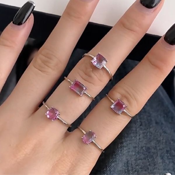 fashion colorful gradually varied designer rings for woman luxury 925 sterling silver square oval gemstone diamond ring wedding jewelry frie, Slivery;golden
fashion colorful gradually varied designer rings for woman luxury 925 sterling silver square oval gemstone diamond ring wedding jewelry frie, Slivery;golden