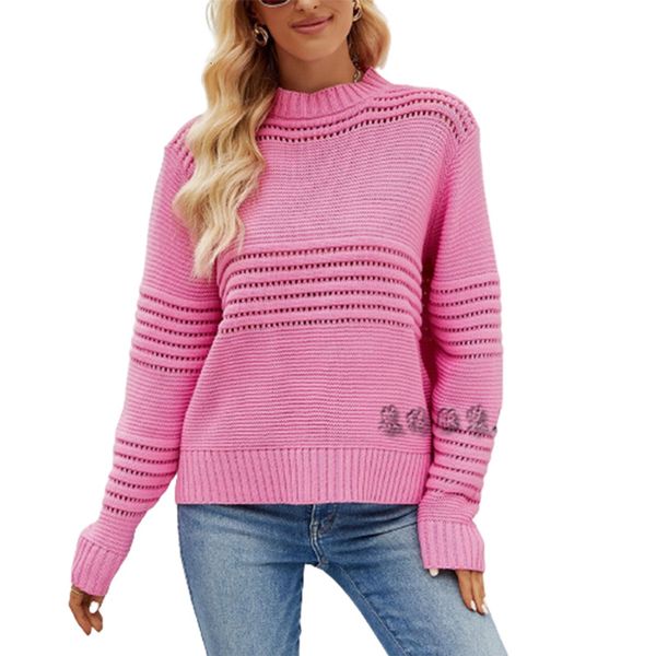 womens sweaters fashion pit stripe hollow out sweater women sweet style solid color crew neck pullover long sleeve jumpers female outerwear, White;black
womens sweaters fashion pit stripe hollow out sweater women sweet style solid color crew neck pullover long sleeve jumpers female outerwear, White;black