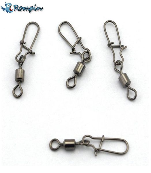 rompin 30pcslot fishing lure rolling swivel with nice snap stainless steel fishing hook connector link9976355
rompin 30pcslot fishing lure rolling swivel with nice snap stainless steel fishing hook connector link9976355