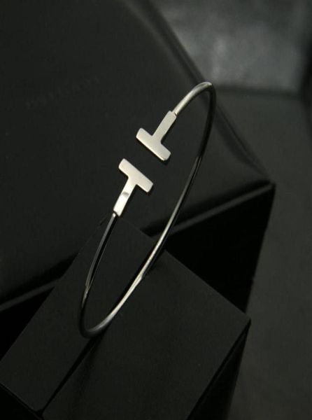 pulsera mujer new luxury quality fashion women jewelry stainless steel open cuff double t bangle bracelet gold silver rose gold hi241s195986, Black
pulsera mujer new luxury quality fashion women jewelry stainless steel open cuff double t bangle bracelet gold silver rose gold hi241s195986, Black
