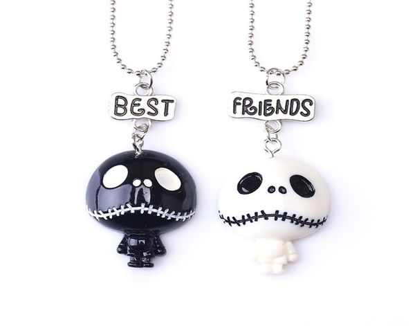 2pcspair kids quot friendsquot halloween necklaces kids black white ghost skull necklace for children jewelry gift1133451, Silver
2pcspair kids quot friendsquot halloween necklaces kids black white ghost skull necklace for children jewelry gift1133451, Silver