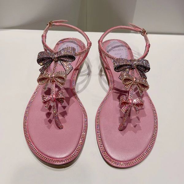 rene caovilla rhinestone bowtie flip flops slippers leather outsole slide flats sandal for women luxury designer slides slipper factory foot, Black
rene caovilla rhinestone bowtie flip flops slippers leather outsole slide flats sandal for women luxury designer slides slipper factory foot, Black