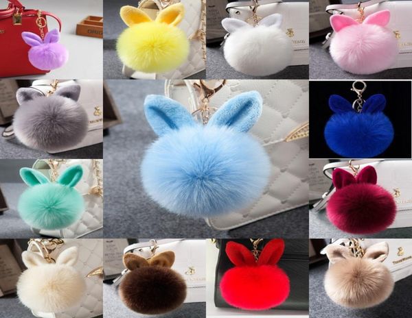girl keyring key chain pompon fluffy rabbit ear fur ball key chain rings bag keychain for women gift5387111, Silver
girl keyring key chain pompon fluffy rabbit ear fur ball key chain rings bag keychain for women gift5387111, Silver