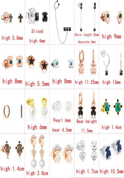 2021 new style 100 925 sterling silver bear fashion and elegant ladies pin earrings pierced jewelry manufacturer direct s4807641, Golden;silver
2021 new style 100 925 sterling silver bear fashion and elegant ladies pin earrings pierced jewelry manufacturer direct s4807641, Golden;silver