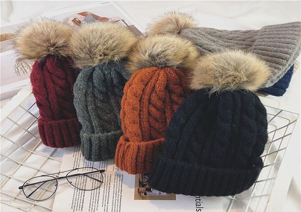 m287 autumn winter womens knitted hat warm beanies faux fur ball caps lady knitted hat7639933, Blue;gray
m287 autumn winter womens knitted hat warm beanies faux fur ball caps lady knitted hat7639933, Blue;gray