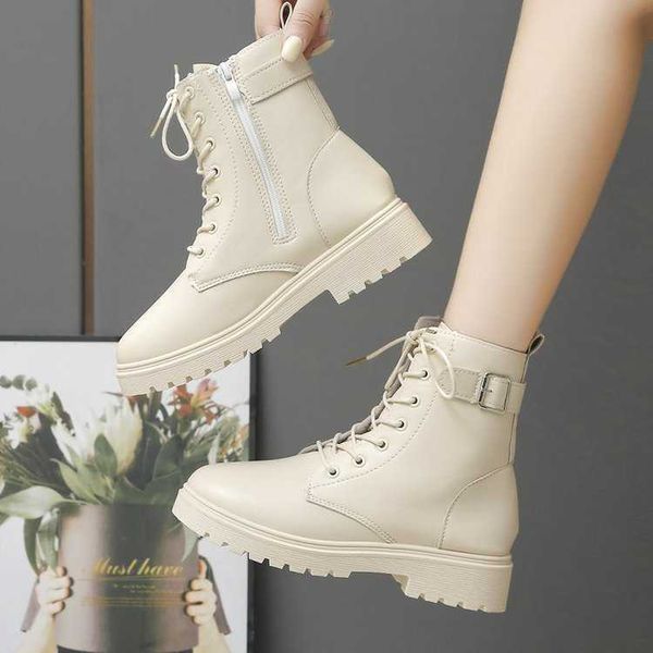 boots martin womens autumn and winter new british style fashion front lace up belt buckle middle heel motorcycle women 230830, Black
boots martin womens autumn and winter new british style fashion front lace up belt buckle middle heel motorcycle women 230830, Black