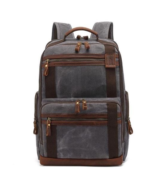 backpack men039s bags luxury canvas backpacks for men oil wax leather travel large waterproof daypacks retro bagpack1482717
backpack men039s bags luxury canvas backpacks for men oil wax leather travel large waterproof daypacks retro bagpack1482717
