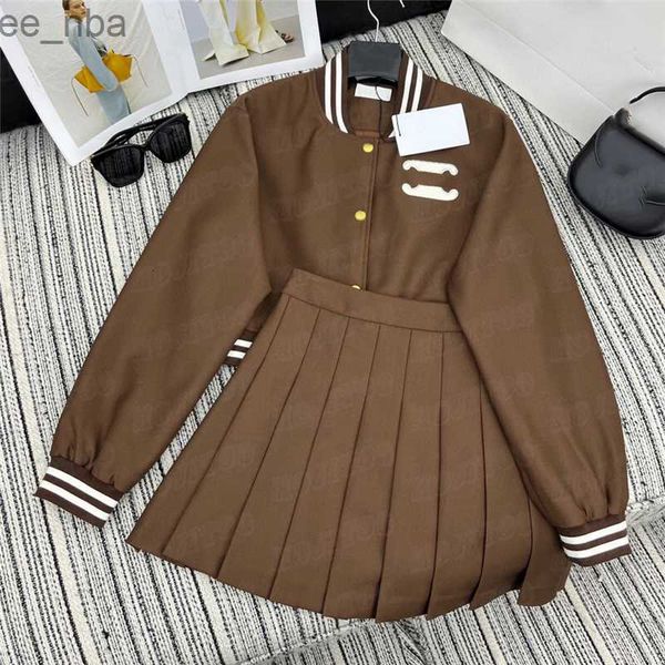 embroidery baseball jackets pleated skirts sets for women cropped coats high waist short dress fashion two piece, Black
embroidery baseball jackets pleated skirts sets for women cropped coats high waist short dress fashion two piece, Black